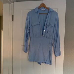Zara Light Blue Jumpsuit